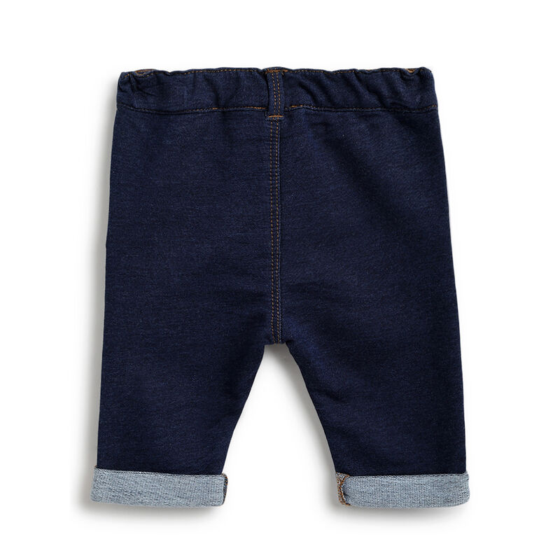 Boys Medium Blue Solid Jeans image number 1